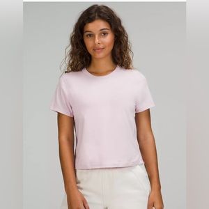 lululemon Classic Fit Cotton Blend TShirt Pink Peony Size 8